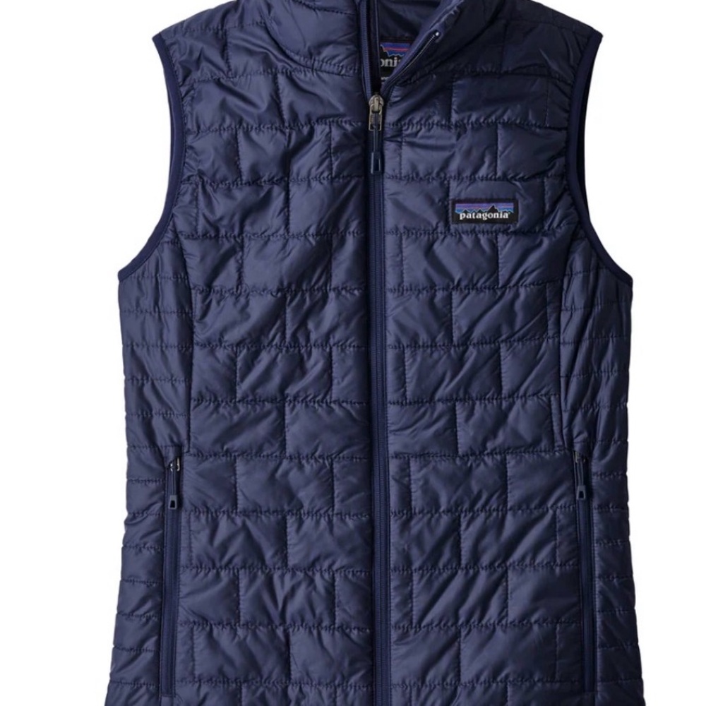 Patagonia Dark Blue Quilted Vest